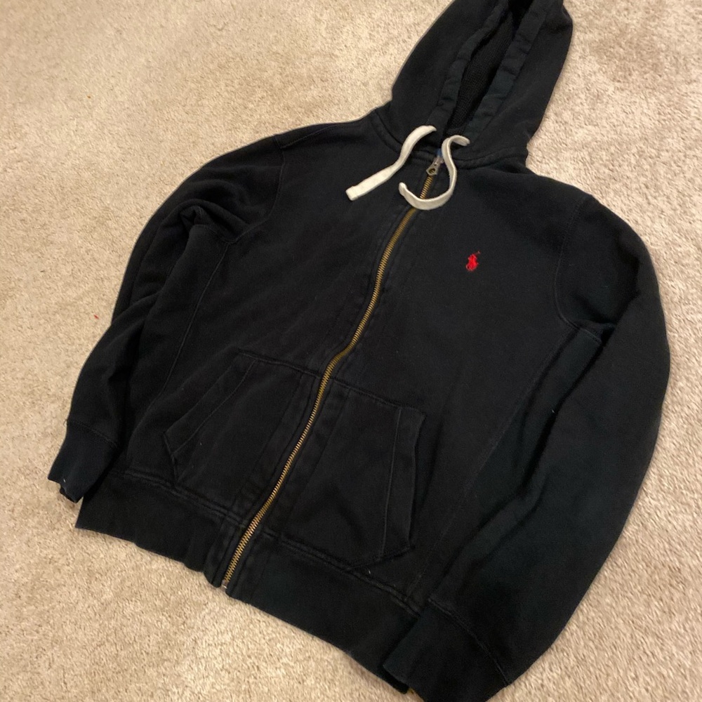 Polo Classic Solid Fleece Hoodie size large